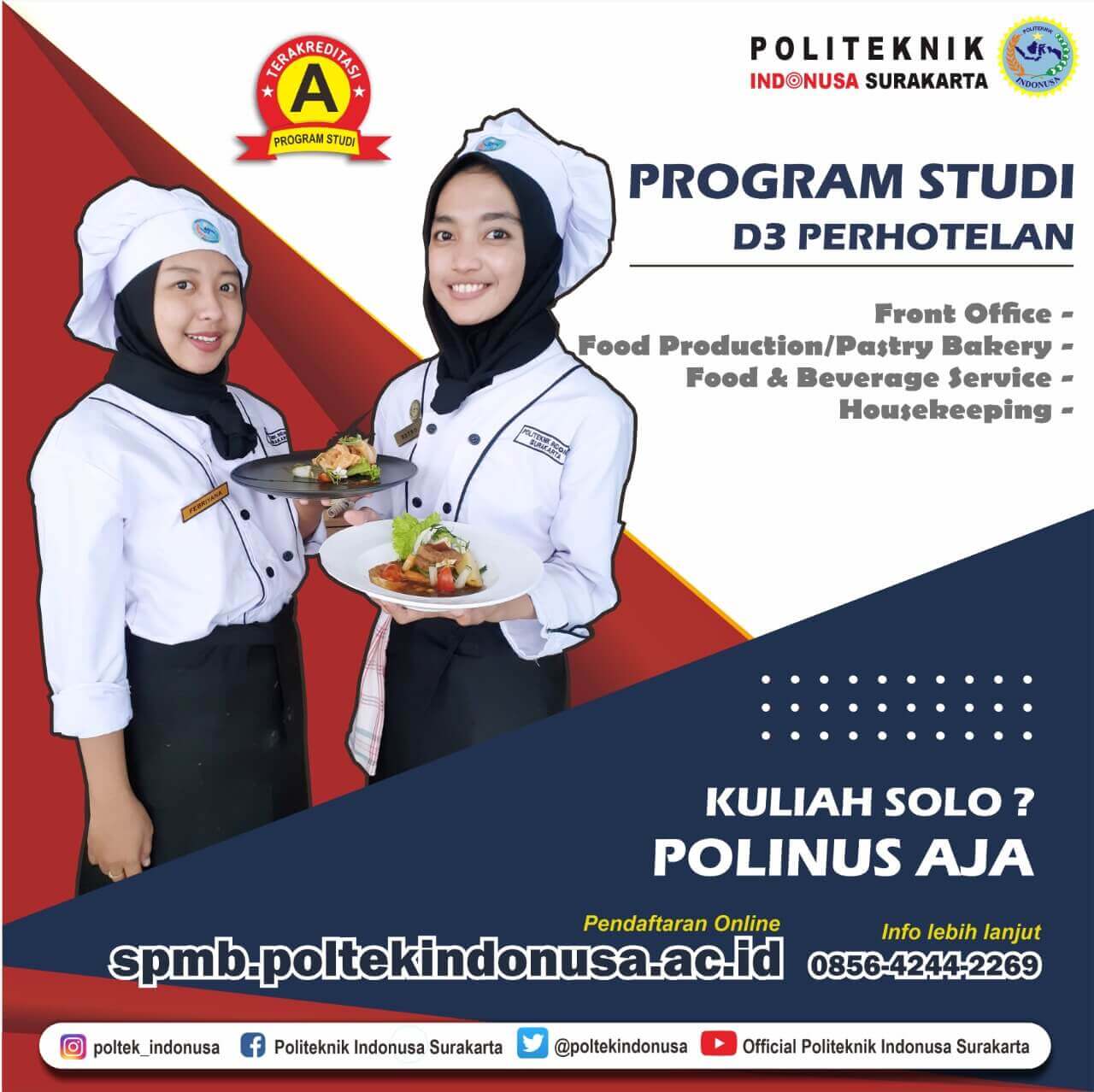 Program Studi D3 Perhotelan Politeknik Indonusa