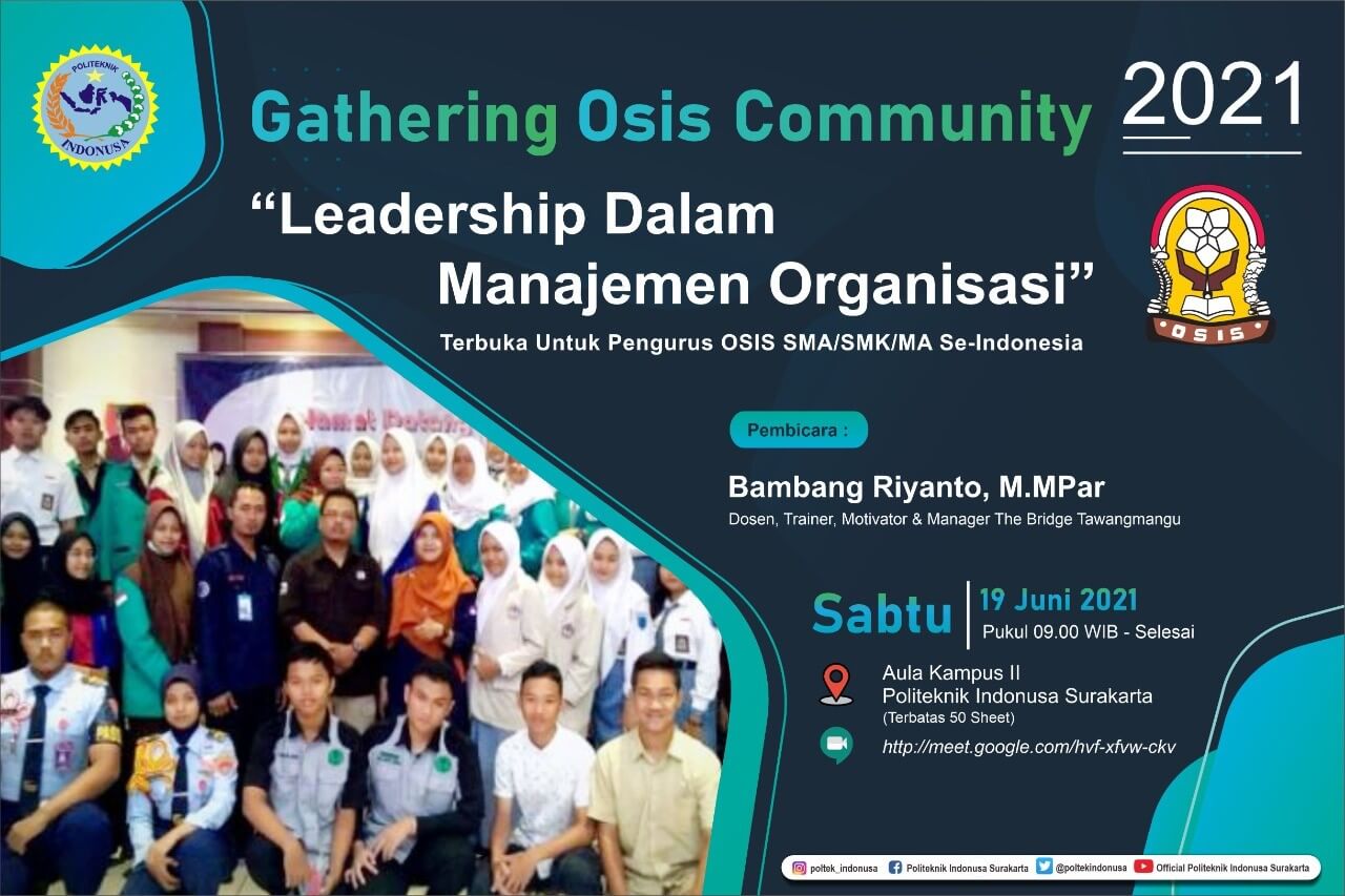 Gathering OSIS Community 2021 Se-Indonesia Gathering OSIS Community 2021 Se-Indonesia